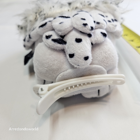 Harry Potter Owl Plush Hedwig Snow Owl 7" Stuffed Animal Good Condition - Picture 7 of 16